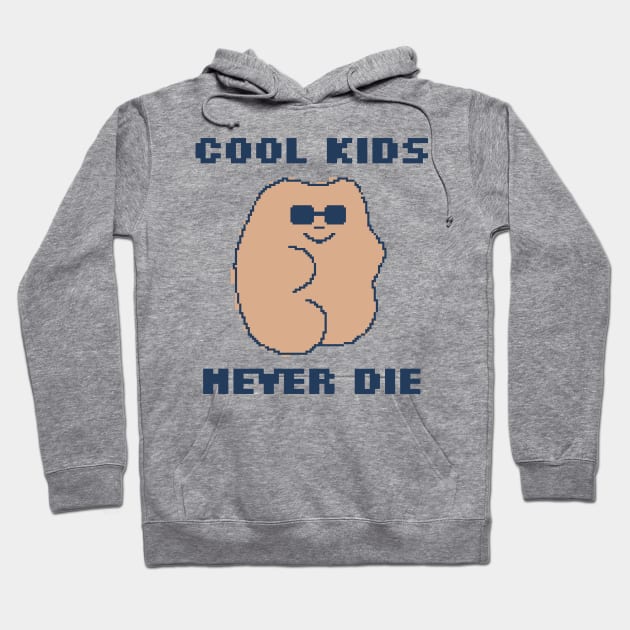 Cool Kids Never Die - 8bit Pixel Art Hoodie by pxlboy